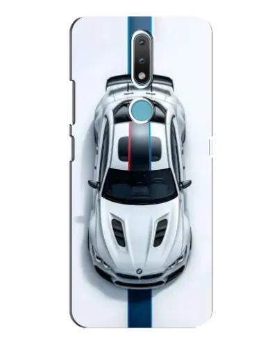 Чехол для Nokia 2.4 с картинкой «Вид сверху — BMW M»