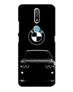 Чехол для Nokia 2.4 с картинкой «BMW — взгляд из темноты»