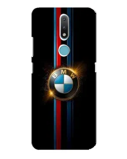 Чехол для Nokia 2.4 с картинкой «BMW M-Power неон»