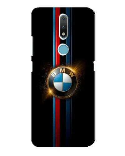Чехол для Nokia 2.4 с картинкой «BMW M-Power неон»