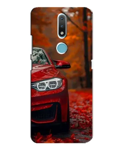 Чехол для Nokia 2.4 с картинкой «Осенняя BMW M4»