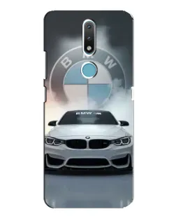 Чохол для Nokia 2.4 з картинкою «BMW в білому диму» Чохол для Nokia 2.4 з картинкою «BMW в білому диму»