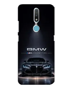 Чохол для Nokia 2.4 з картинкою «BMW крізь нічне місто» Чохол для Nokia 2.4 з картинкою «BMW крізь нічне місто»