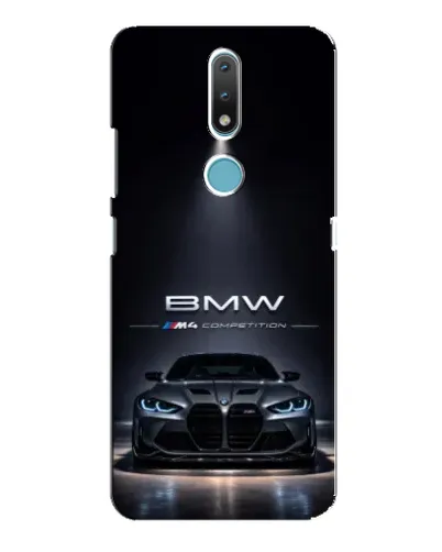 Чохол для Nokia 2.4 з картинкою «BMW крізь нічне місто» Чохол для Nokia 2.4 з картинкою «BMW крізь нічне місто»