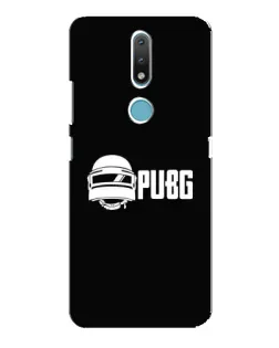 Чехол для Nokia 2.4 с картинкой «PUBG — классический лого»