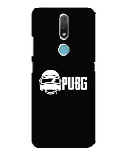 Чехол для Nokia 2.4 с картинкой «PUBG — классический лого»