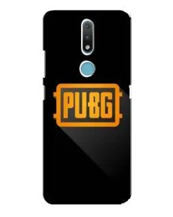 Чехол для Nokia 2.4 с картинкой «PUBG — рамка лого»