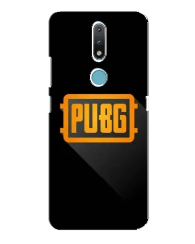 Чехол для Nokia 2.4 с картинкой «PUBG — рамка лого»