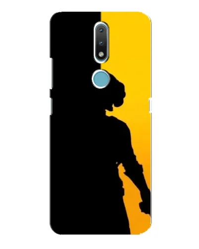 Чехол для Nokia 2.4 с картинкой «Тень воина PUBG»