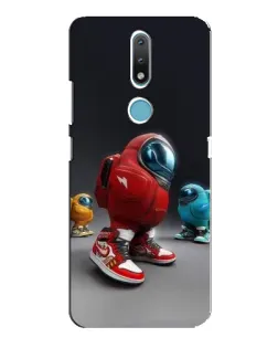Чехол для Nokia 2.4 с картинкой «Among Us — 3D стиль»