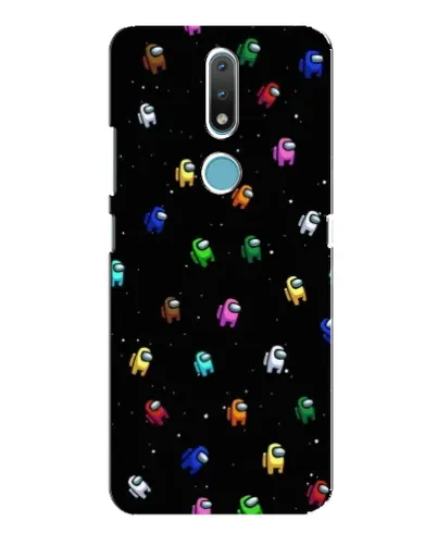 Чехол для Nokia 2.4 с картинкой «Экипаж Among Us»