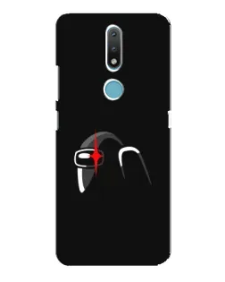Чехол для Nokia 2.4 с картинкой «Among Us шлем»