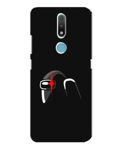 Чехол для Nokia 2.4 с картинкой «Among Us шлем»