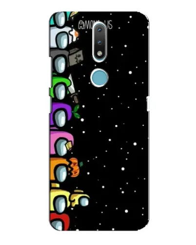 Чехол для Nokia 2.4 с картинкой «Команда Among Us»
