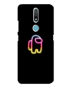 Чехол для Nokia 2.4 с картинкой «Among Us градиент»