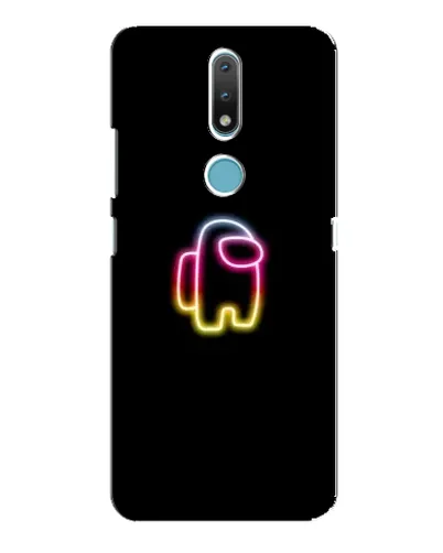Чехол для Nokia 2.4 с картинкой «Among Us градиент»