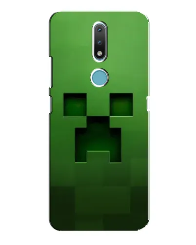 Чехол для Nokia 2.4 с картинкой «Крипер микро-дизайн»