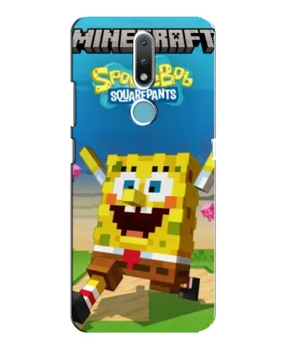 Чохол для Nokia 2.4 з картинкою «Губка Боб Minecraft» Чохол для Nokia 2.4 з картинкою «Губка Боб Minecraft»