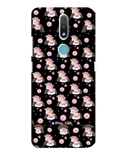 Чохол для Nokia 2.4 з картинкою «Magic Unicorn паттерн»