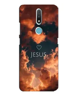 Чохол для Nokia 2.4 з картинкою «Сяйво Імені Jesus»