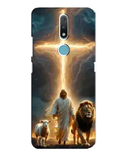 Чохол для Nokia 2.4 з картинкою «Лев Юди та Світло»