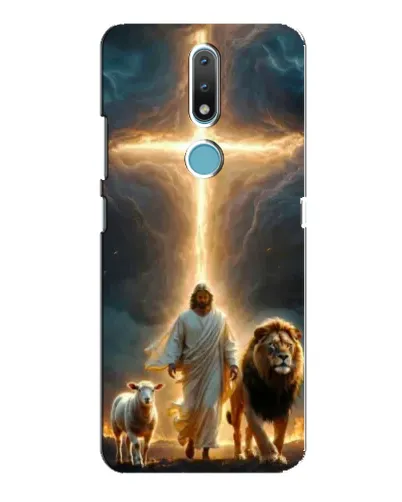 Чохол для Nokia 2.4 з картинкою «Лев Юди та Світло»