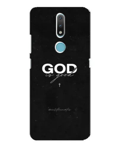 Чохол для Nokia 2.4 з картинкою «GOD — Бог над усім»