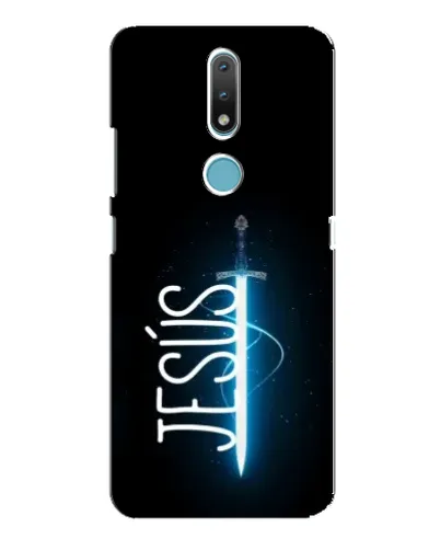 Чохол для Nokia 2.4 з картинкою «Меч Духа Jesus»