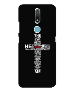 Чохол для Nokia 2.4 з картинкою «Текстовий хрест»