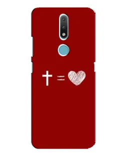 Чохол для Nokia 2.4 з картинкою «Рівняння любові»