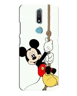 Чехол для Nokia 2.4 с картинкой «Mickey на канате»