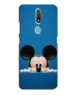 Чохол для Nokia 2.4 з картинкою «Міккі виглядає»