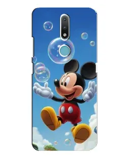 Чохол для Nokia 2.4 з картинкою «Mickey та мильні бульбашки»