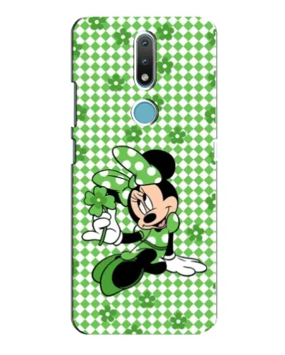 Чохол для Nokia 2.4 з картинкою «Mickey в клітинку»