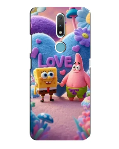 Чохол для Nokia 2.4 з картинкою «Губка Боб Патрік»