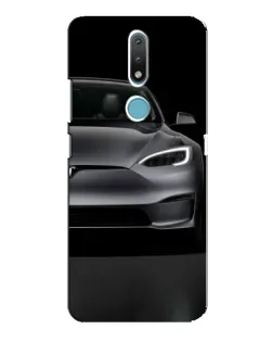 Чехол для Nokia 2.4 с картинкой «Tesla Model S Look»