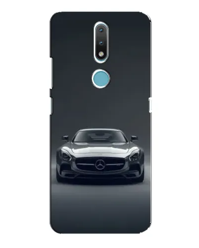 Чехол для Nokia 2.4 с картинкой «Mercedes на черном» Чехол для Nokia 2.4 с картинкой «Mercedes на черном»