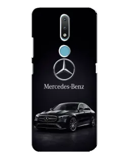 Чехол для Nokia 2.4 с картинкой «Mercedes — решетка радиатора»