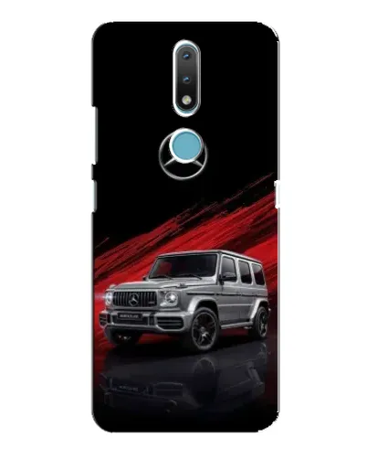 Чехол для Nokia 2.4 с картинкой «Mercedes G-Class красный» Чехол для Nokia 2.4 с картинкой «Mercedes G-Class красный»