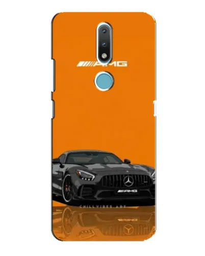 Чехол для Nokia 2.4 с картинкой «Оранжевый Mercedes AMG» Чехол для Nokia 2.4 с картинкой «Оранжевый Mercedes AMG»