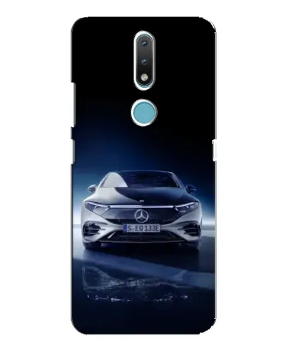 Чехол для Nokia 2.4 с картинкой «Ночной Mercedes EQ» Чехол для Nokia 2.4 с картинкой «Ночной Mercedes EQ»