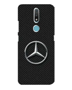 Чохол для Nokia 2.4 з картинкою «Карбоновий Mercedes стиль» Чохол для Nokia 2.4 з картинкою «Карбоновий Mercedes стиль»