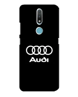 Чехол для Nokia 2.4 с картинкой «Классическое лого Audi»