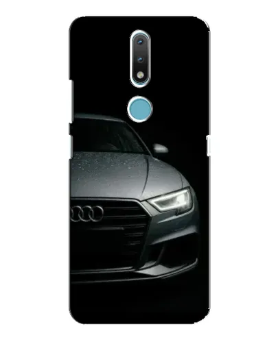 Чехол для Nokia 2.4 с картинкой «Audi — детализация кузова» Чехол для Nokia 2.4 с картинкой «Audi — детализация кузова»