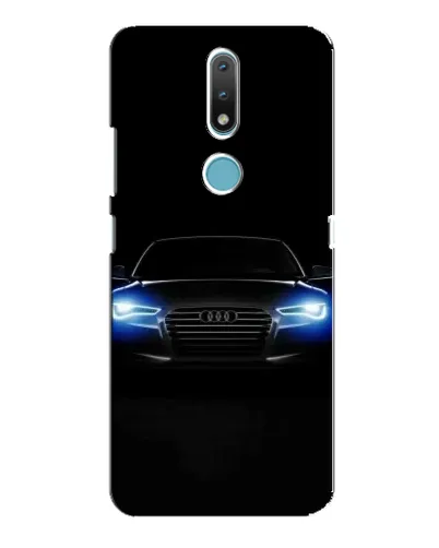Чехол для Nokia 2.4 с картинкой «Audi в неоне» Чехол для Nokia 2.4 с картинкой «Audi в неоне»