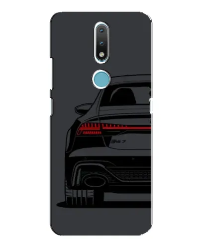 Чехол для Nokia 2.4 с картинкой «Задняя часть Audi — арт» Чехол для Nokia 2.4 с картинкой «Задняя часть Audi — арт»