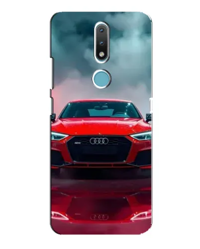 Чехол для Nokia 2.4 с картинкой «Audi RS — красный стиль» Чехол для Nokia 2.4 с картинкой «Audi RS — красный стиль»