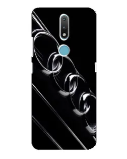 Чехол для Nokia 2.4 с картинкой «Audi — абстрактные кольца»