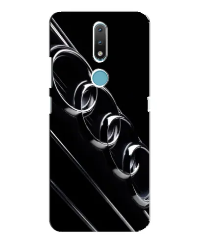 Чехол для Nokia 2.4 с картинкой «Audi — абстрактные кольца» Чехол для Nokia 2.4 с картинкой «Audi — абстрактные кольца»