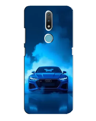 Чехол для Nokia 2.4 с картинкой «Audi — голубая энергия» Чехол для Nokia 2.4 с картинкой «Audi — голубая энергия»